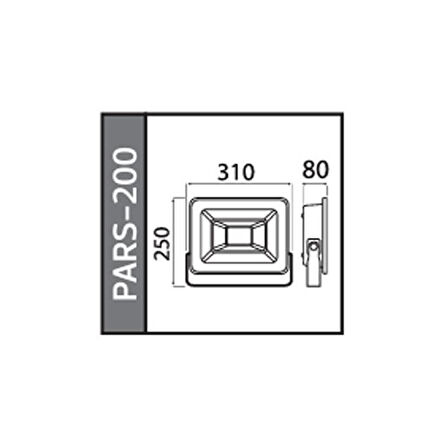 Projektör Led Pars 200W 6400K