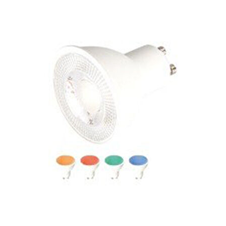 Çanak Ampul Led GU10 Kırmızı 7W