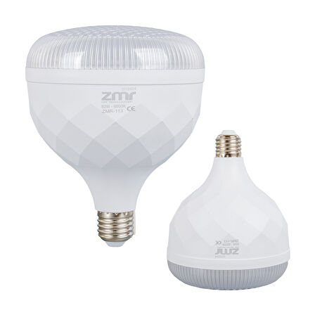 ZMR-113/B.65 50W KRİSTAL CAMLI T-BULB BEYAZ LED AMPUL E27 6500K