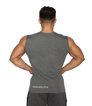 MuscleCloth Training Kolsuz T-Shirt - Gri