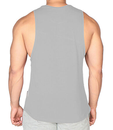 MuscleCloth Elite Kolsuz T-Shirt Gri