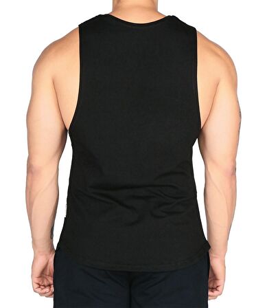 MuscleCloth Elite Kolsuz T-Shirt Siyah