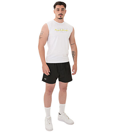 MuscleCloth Icon Kolsuz T-Shirt Beyaz