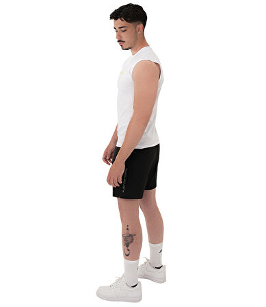 MuscleCloth Icon Kolsuz T-Shirt Beyaz