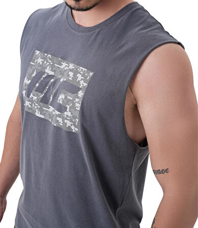 MuscleCloth Tactical Kolsuz T-Shirt Füme