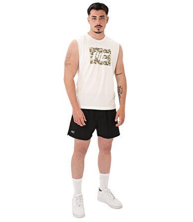 MuscleCloth Tactical Kolsuz T-Shirt Kırık Beyaz