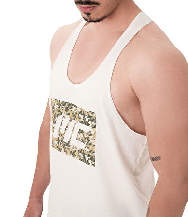 MuscleCloth Tactical Atlet Kırık Beyaz