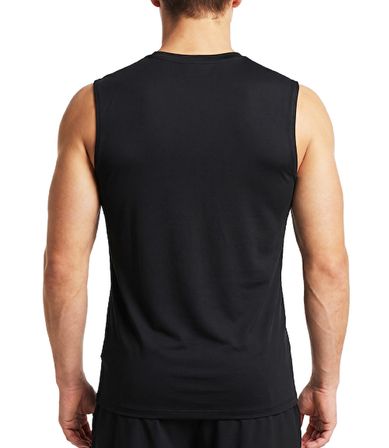 MuscleCloth Tech Kolsuz T-Shirt Siyah