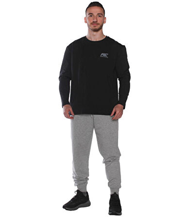 MuscleCloth MC-X Uzun Kollu Sweatshirt Siyah