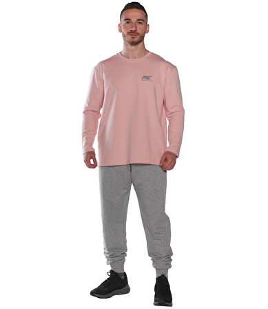 MuscleCloth MC-X Uzun Kollu Sweatshirt Somon