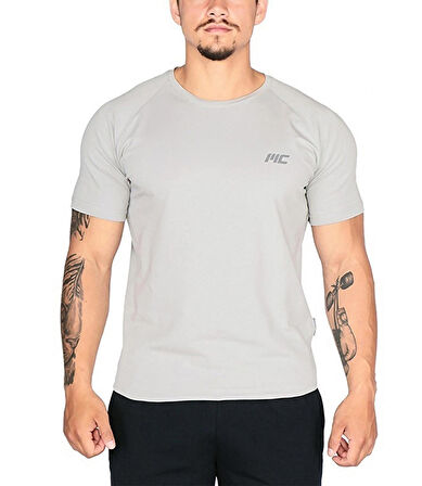 MuscleCloth Elite Reglan T-Shirt Gri