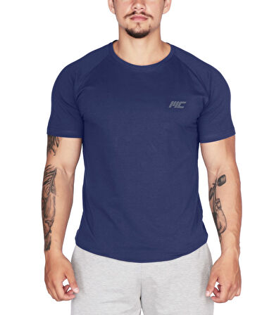 MuscleCloth Elite Reglan T-Shirt Lacivert