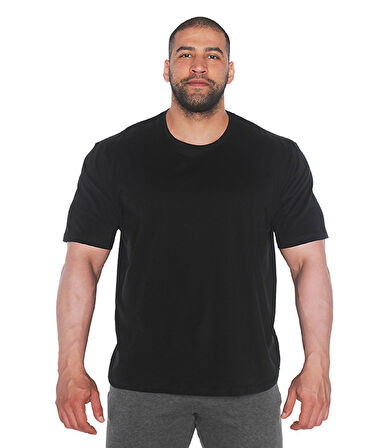 MuscleCloth Feel Alive Oversize T-Shirt Siyah