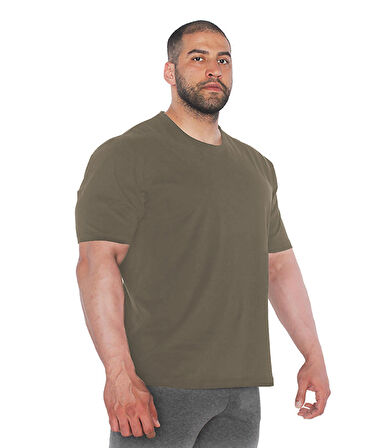 MuscleCloth Oversize T-Shirt Haki