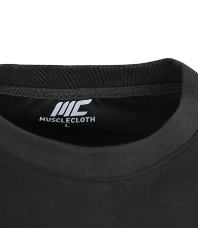 MuscleCloth Heavyweight Oversize T-Shirt Siyah