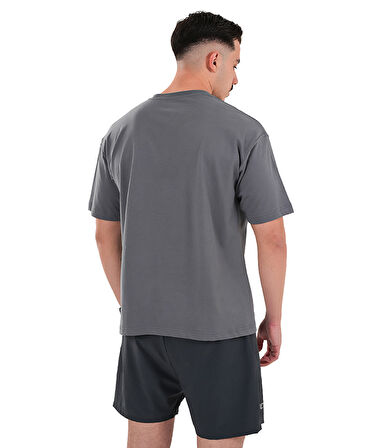 MuscleCloth Basic Oversize T-Shirt Füme
