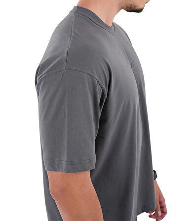 MuscleCloth Basic Oversize T-Shirt Füme