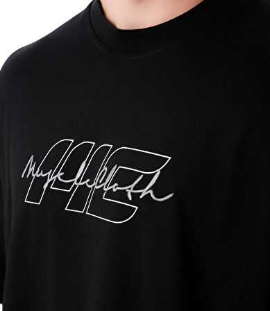 MuscleCloth Icon Heavyweight Oversize T-Shirt Siyah
