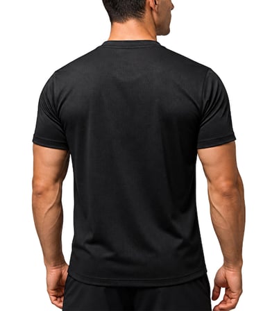 MuscleCloth Dry Touch Kısa Kollu T-Shirt Siyah