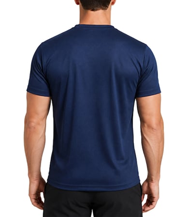 MuscleCloth Dry Touch Kısa Kollu T-Shirt Lacivert
