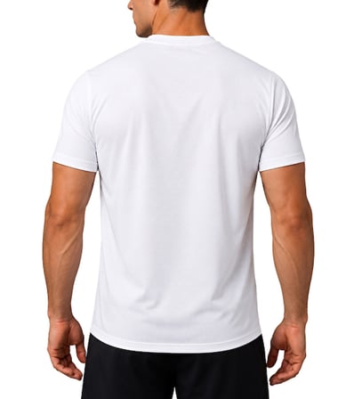 MuscleCloth Dry Touch Kısa Kollu T-Shirt Beyaz