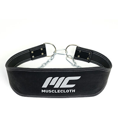 Musclecloth Dip Belt Ağırlık Kemeri Siyah