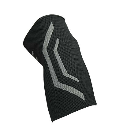 MuscleCloth Elastik Spor Dirseklik Tekli Paket Siyah