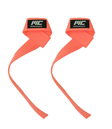 MuscleCloth Lifting Straps Pembe