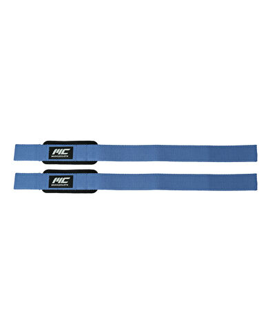 MuscleCloth Padded Lifting Straps Mavi