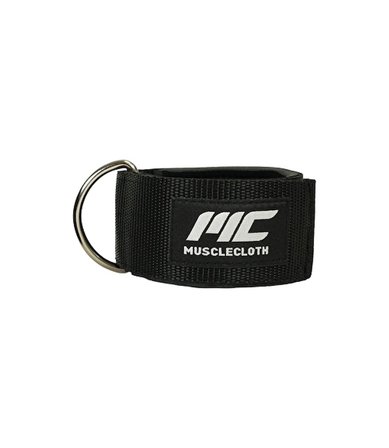 MuscleCloth Padded Ankle Cuff 2'li Paket Siyah