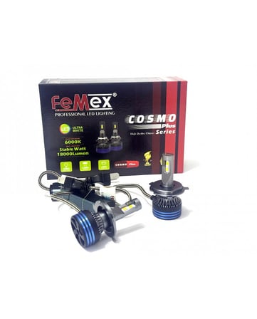 FEMEX Peugeot Bipper 2008-2016 KISA UZUN FAR LED AMPUL H4 COSMO PLUS
