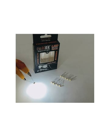 FEMEX Premium 10'lu Beyaz İnce Bacaklı Kıl Led 3030 Chipset 1smd Mini Led Ampul 