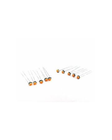 FEMEX Premium 10'lu İnce Bacaklı Turuncu Kıl Led 3030 Chipset 1smd Mini Led Ampul 