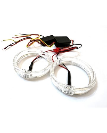 Angel Halka Beyaz Turuncu Sinyal Modlu CREE Chipset 80mm 