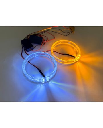 Angel Halka 95mm Beyaz Turuncu Sinyal Modlu CREE Chipset