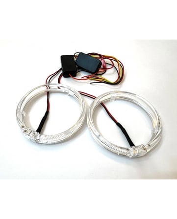 Angel Halka 95mm Beyaz Turuncu Sinyal Modlu CREE Chipset