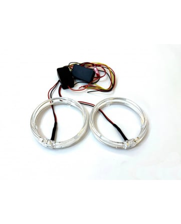 Angel Halka 95mm Beyaz Turuncu Sinyal Modlu CREE Chipset