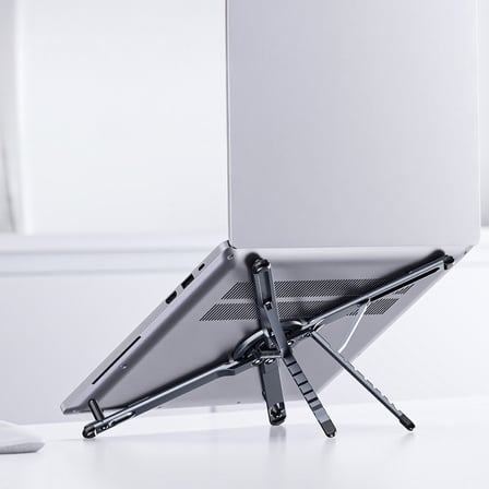 FENY FN-MS10, Magsafe, Dönebilen, Ayarlanabilir, Taşınabilir, Katlanır, Telefon-Tablet-Notebook Uyumlu, Yükseklik Ayarlı, Alüminyum Stand