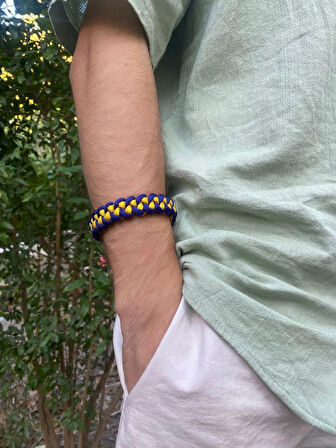 PARACORD BİLEKLİK FENERBAHÇE SHARK MODELİ