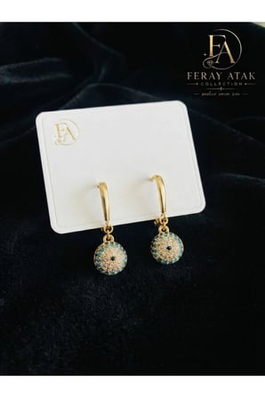 Feray Atak Collection Nazar Küpe