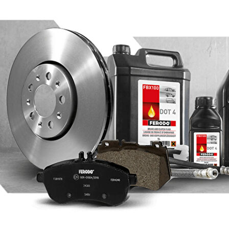 Skoda Octavia 2004-2013 Ön ve Arka Fren Balata Takımı