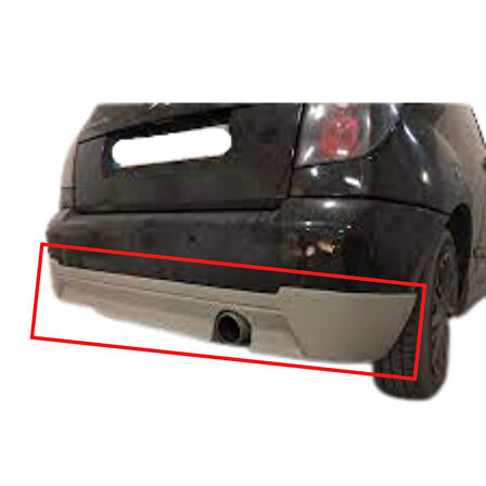 CİTROEN C2 ARKA TAMPON EKİ (( BOYASIZ - ASTARLI ))