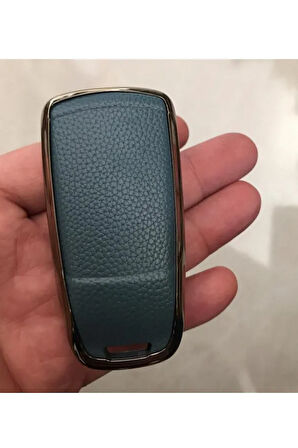 Audi A6l A4 A5 Q5 Q7 Tt 8s S4 S5 Uyumlu Lüx Anahtar Koruma Kılıfı Gri Gold Renk