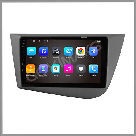 GOVİMAKS SEAT LEON 2006-2012 UYUMLU 4 GB RAM 64 GB HAFIZA ANDROID MULTIMEDIA TEYP