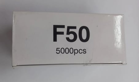 Genel Hırdavat F Tipi Tabanca Çivisi F50 / 5.000 Adet - F/J/8/E/TIPIN/TYPE47 SERİSİ KESİK BAŞLI ÇİVİ