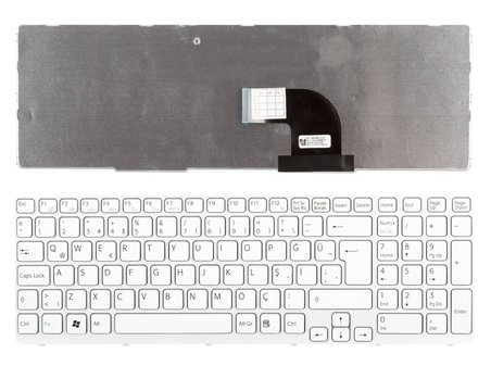 Sony Vaio SVE1711Z1E SVE1711Z1R SVE1712A4E Beyaz Renk Tuş takımı klavye