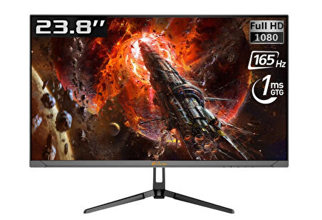 24A20 - 23.8" INCH EKRAN FHD RGB 165HZ Monitör 1920*1080 FAST IPS 1MS Gaming Oyuncu Monitörü - ÇERÇEVESİZ EKRAN - 2 YIL GARANTİ