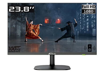 24F10 23.8" INCH FHD 100HZ Monitör 1920*1080 Hoparlörlü Gaming Oyuncu Monitör  VA PANEL - ÇERÇEVESİZ EKRAN- 2YIL GARANTİ