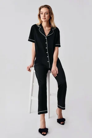 Freshness 324 Kadın 4'Lü Sabahlıklı Şorlu Pijama Takımı