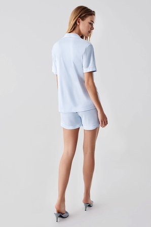 Freshness 324 Kadın 4'Lü Sabahlıklı Şorlu Pijama Takımı